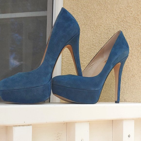 Joan and David Almond Toe Platform Heels - Picture 1 of 8